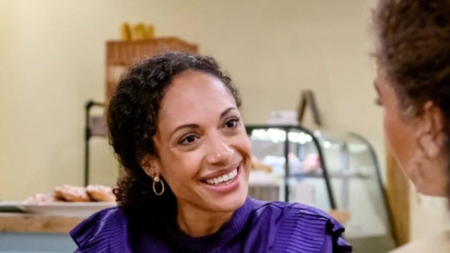 Nicole in una scena di Tempesta d'amore &copy; Mediaset.