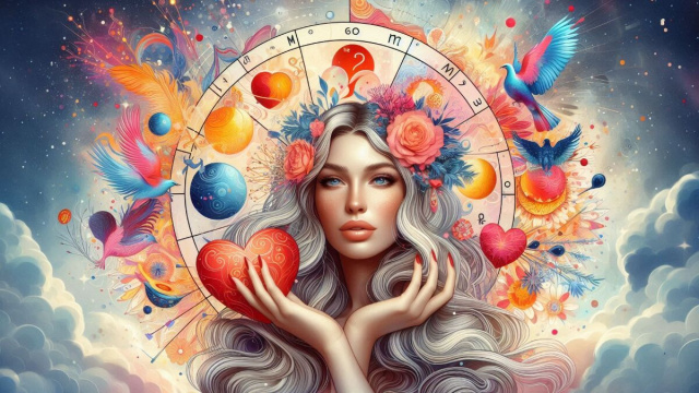 Oroscopo e amore generato con &copy; AI Copilot