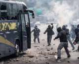 Scontri tra tifosi @ Immagine I.A.