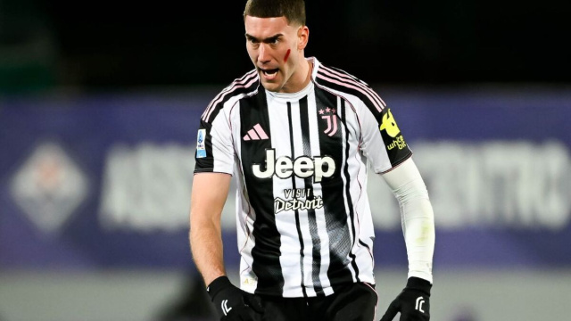 Dusan Vlahovic, attaccante della Juventus. Foto &copy; Juventus FC