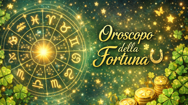 Locandina per l'oroscopo della fortuna settimanale - &copy; Pixabay IA.