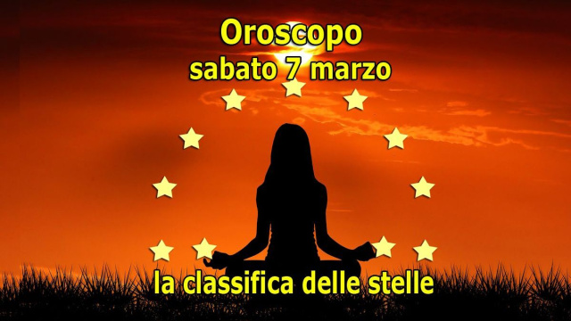 Locandina per l'oroscopo di sabato 7 marzo 2026 - &copy; Roberta Carsoli.