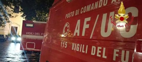 Una donna è morta in un incendio a Civitavecchia