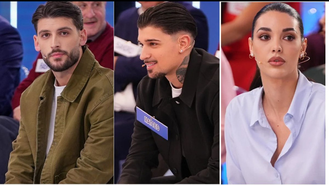 Ciro Solimeno, Matteo e Sara Gaudenzi &copy; Canale 5.