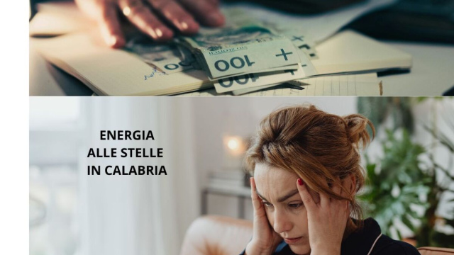 Energia alle stelle in Calabria: preoccupazione famiglie e imprese