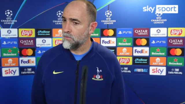 Igor Tudor ai microfoni di Sky Sport. (SCREENSHOT).