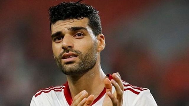 In foto Mehdi Taremi, centravanti dell'Iran.