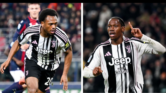 Lois Openda e Jonathan David. Foto &copy; Juventus