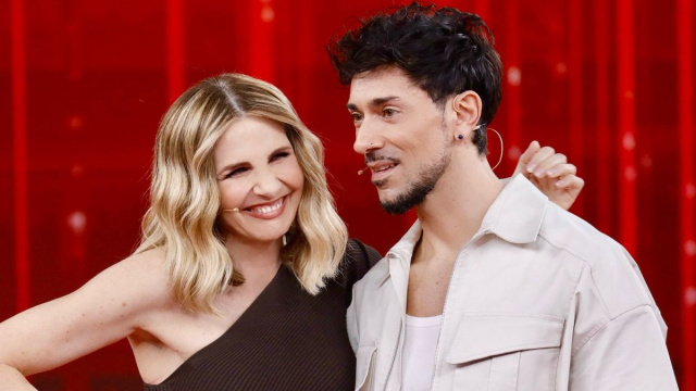 Lorella Cuccarini e Emanuel Lo &copy; Canale 5.