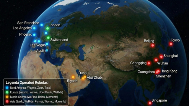 Robotaxi: a che punto siamo? Le citt&agrave; dove le auto guidano da sole ... &copy; Creative Commons