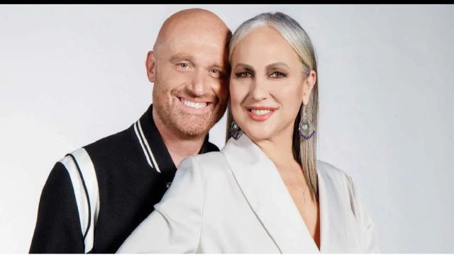 Rudy Zerbi e Alessandra Celentano &copy; Canale 5.
