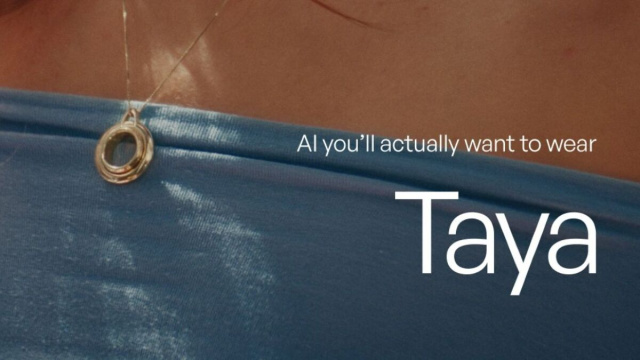 Un pendente smart di Taya, startup Taya.