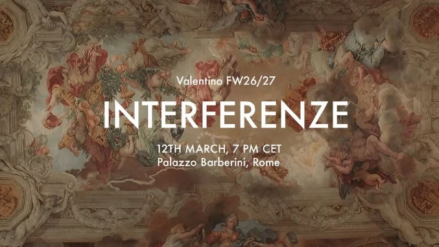 La Locandina di Valentino Interferenze.