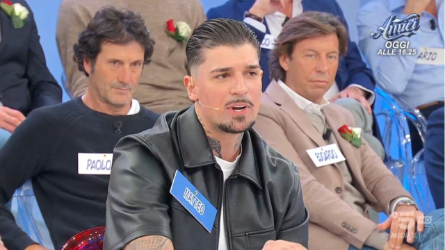 Matteo Stratoti - screenshot &copy; Canale 5.