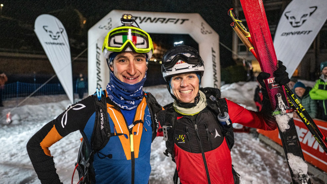 Trionfano Davide Magnini e Federico Nicolini - SellaRonda Skimarathon &copy; Creative Commons