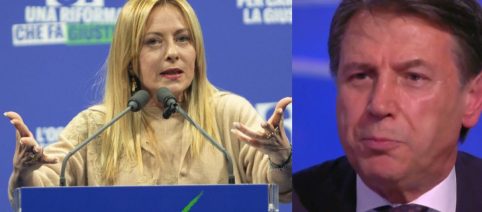 Meloni: 'Se vince il No stupratori e pedofili in libertà'; Conte: 'Cosa gravissima'