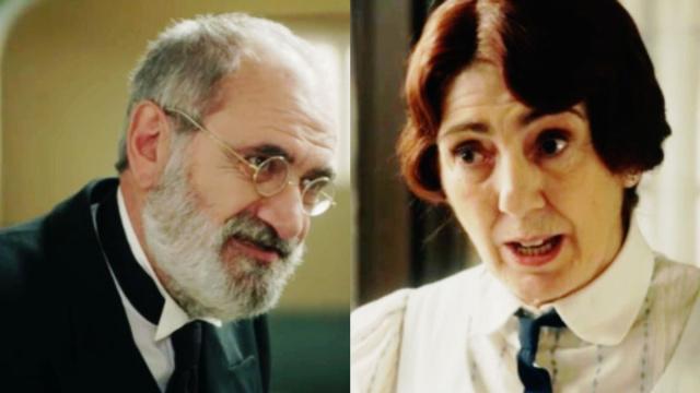 Emilia e Romulo de La Promessa &copy; Mediaset.