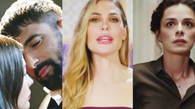 Farah e Tahir in scena, Ilary Blasi e Bahar &copy; screenshot Io sono Farah e La forza di una donna