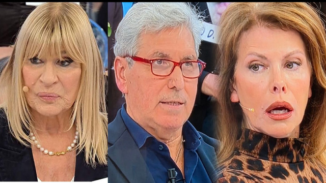 Gemma Galgani, Mario Lenti e Cinzia Paolini &copy; Canale 5.