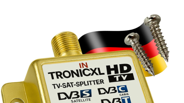 TronicXL - Distributore per antenna TV/TV satellitare DVB-T2 DVBC ... &copy; Creative Commons