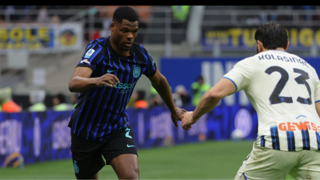 Denzel Dumfries, esterno dell'Inter. Foto &copy; Inter