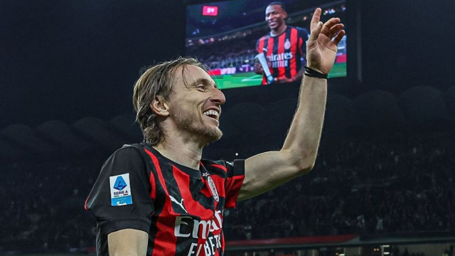 Luka Modric, centrocampista del Milan. Foto &copy; Milan.