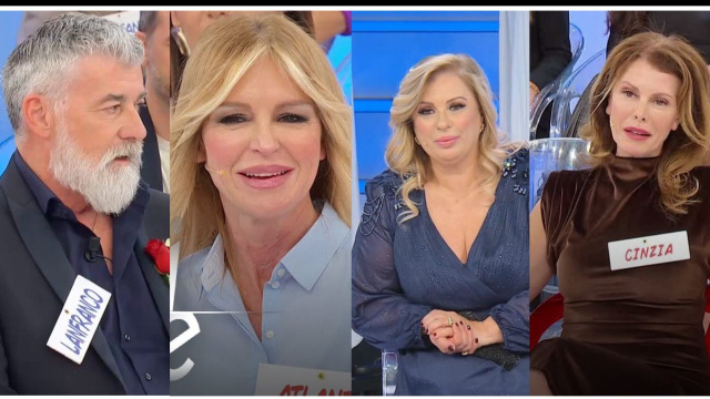 Lanfranco, Atlanta, Tina Cipollari e Cinzia Paolini &copy; Canale 5.