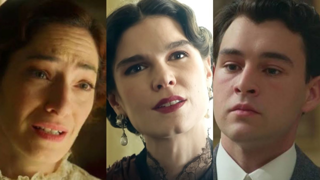 Eugenia, Esmeralda e Curro - screenshot © La Promessa.