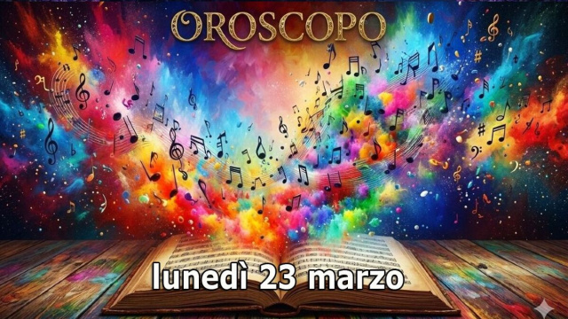 Locandina per l'oroscopo di luned&igrave; 23 marzo e classifica - &copy; Pixabay IA.