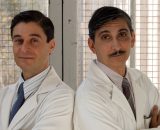 Lino Guanciale e Fabrizio Biggio &copy;Le libere donne/Rai.