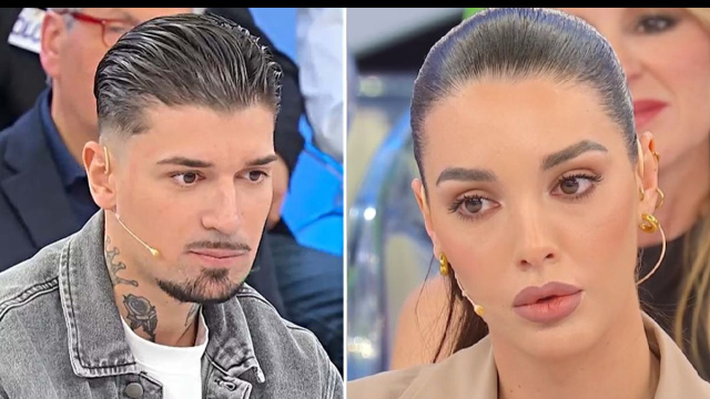 Matteo Stratoti e Sara Gaudenzi &copy; Canale 5.