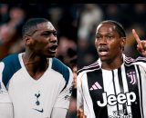 Kolo Muani, attaccante del Tottenham. Foto &copy; Tottenham. Jonathan David, attaccante della Juventus. Foto &copy; Juventus