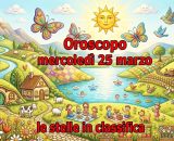 Locandina per l'oroscopo di mercoled&igrave; 25 marzo e classifica - &copy; Copilot IA.
