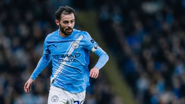 Bernardo Silva, centrocampista del Manchester City. Foto &copy; Manchester City