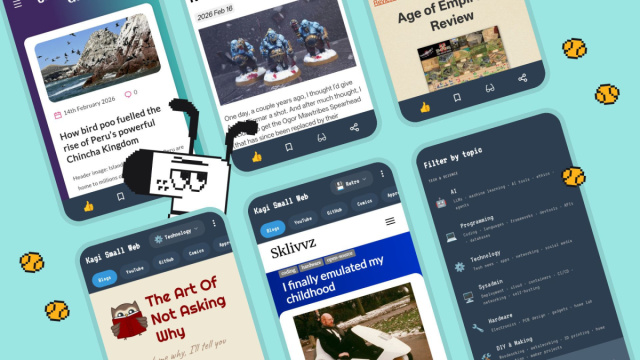 Kagi brings its 'small web' of a human-only internet to mobile ... &copy; Creative Commons