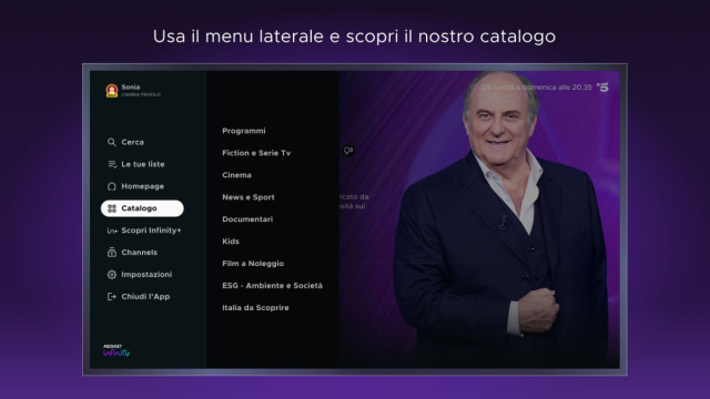 Nuova APP Mediaset Infinity per Apple TV &ndash; Mediaset Infinity &copy; Creative Commons