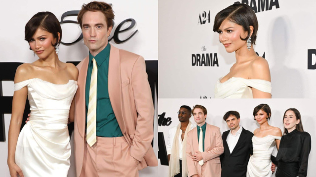 The Drama, Robert Pattinson e Zendaya in abito da sposa alla ... &copy; Creative Commons