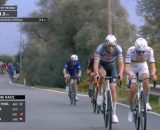 Tadej Pogacar alla Sanremo 2025 - &copy; Screenshot Eurosport