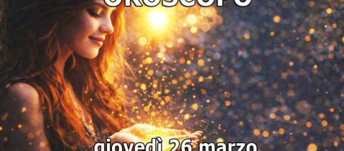 L'oroscopo del 26 marzo 2026 con classifica: 1ﾟVergine, 2ﾟScorpione, 3ﾟBilancia