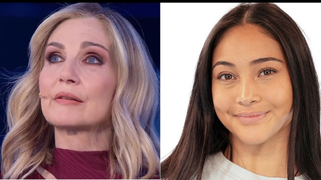 Lorella Cuccarini e Kiara ad Amici &copy; Mediaset.