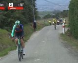 Paul Seixas sulla salita di Saint Romain des Lerps - &copy; Screenshot Eurosport