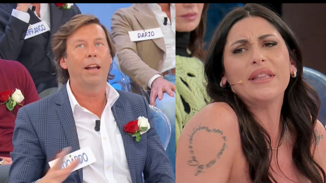 Edoardo e Paola a Uomini e donne &copy; Canale 5.