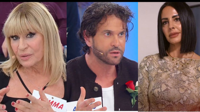 Gemma Galgani, Alessio Pili Stella e Debora &copy; Canale 5.