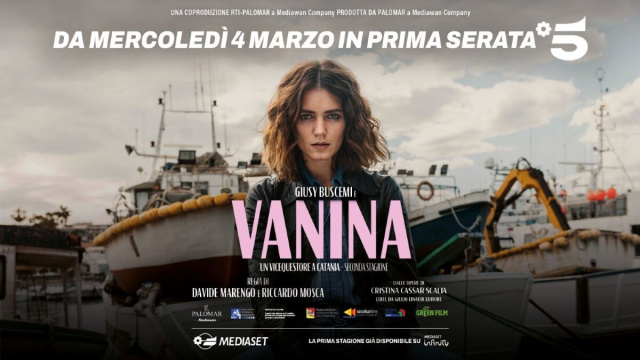 Giusy Buscemi nei panni di Vanina Guarrasi &copy;Vanina 2/Mediaset.