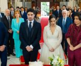 La foto delle nozze tra Niko e la gemella &copy;