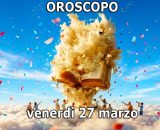 Locandina per l'oroscopo di gioved&igrave; 27 marzo e classifica - &copy; Gemini IA.