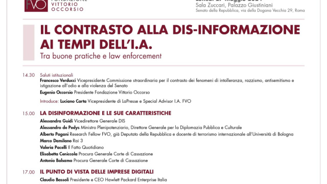 27 maggio 2024 - Il contrasto alla Dis-informazione ai tempi dell ... &copy; Creative Commons