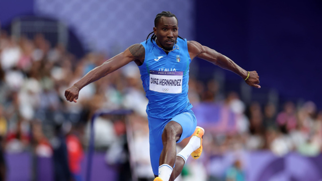 Andy Diaz in finale nel salto triplo alle Olimpiadi di Parigi 2024 ... &copy; Creative Commons
