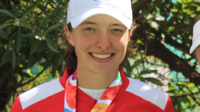 File:Kaja Juvan and Iga Swiatek 02.jpg - Wikipedia &copy; Creative Commons