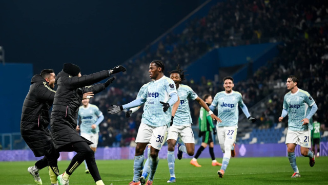 Sassuolo Juve 0-3, screenshot Serie A